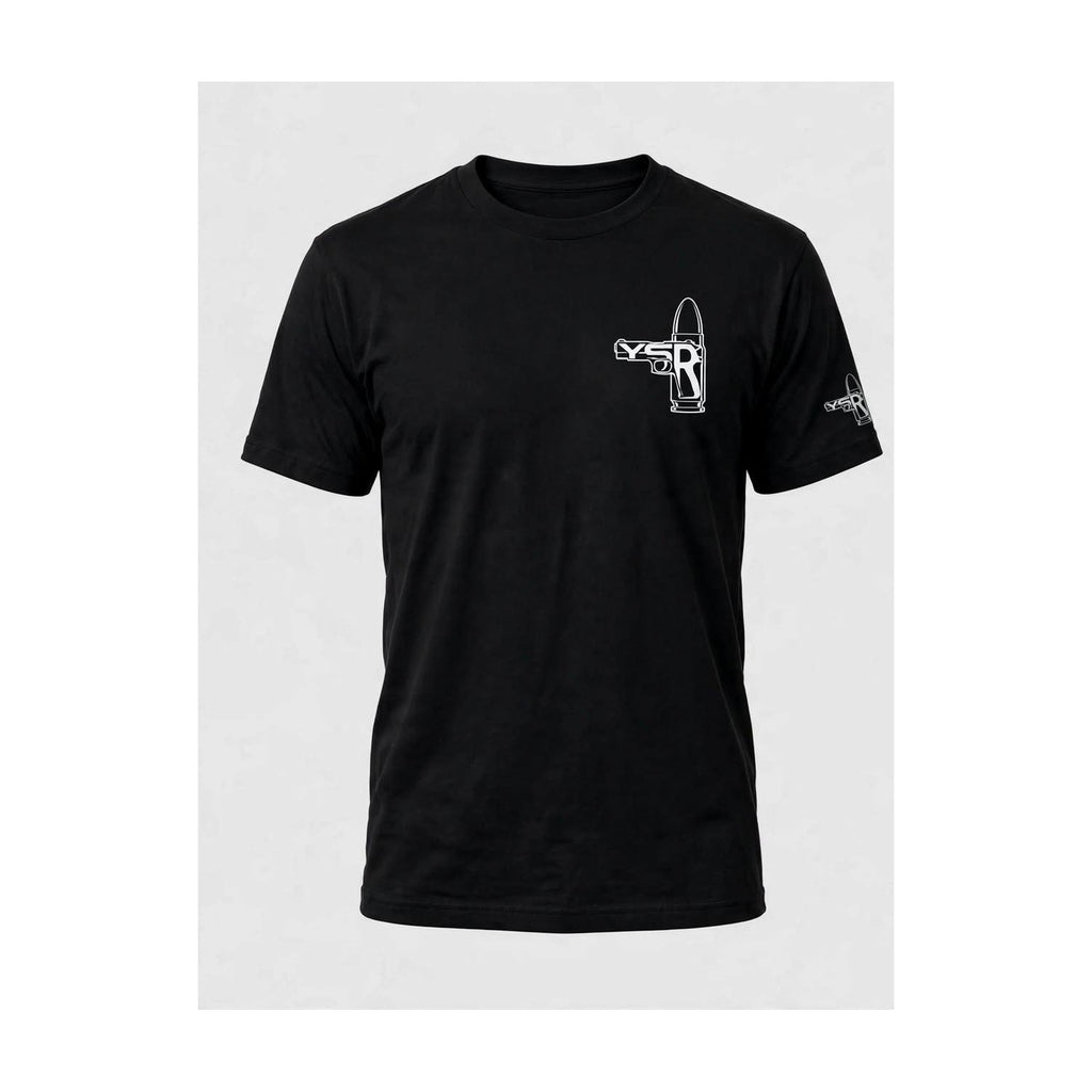 YSRLAURENT Signature Tee - Black
