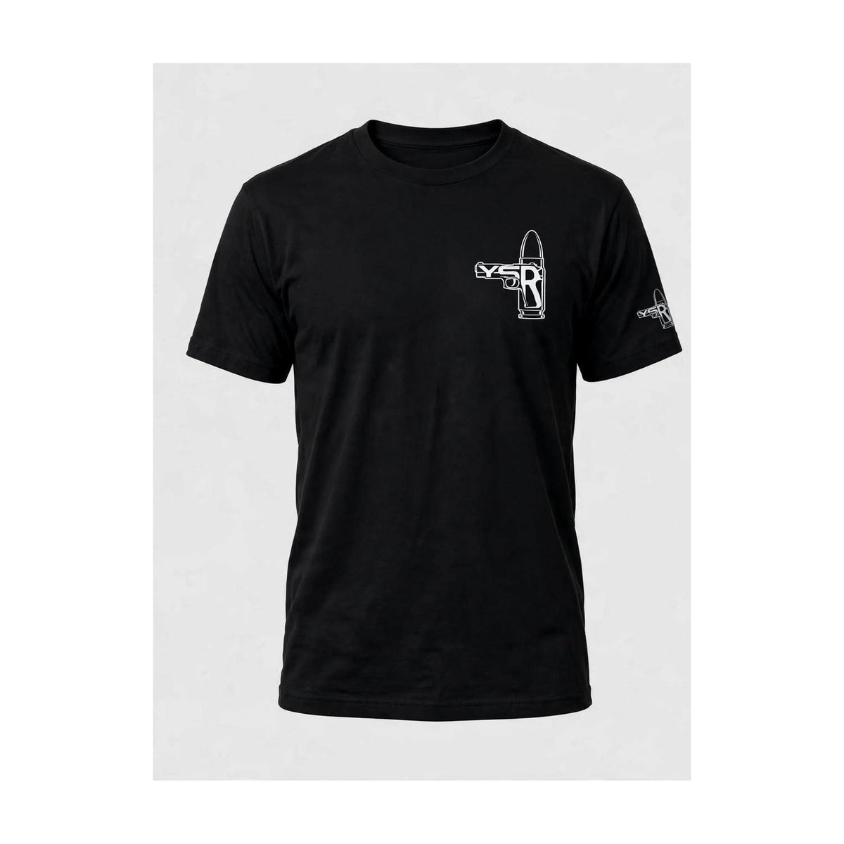 YSRLAURENT Signature Tee - Black