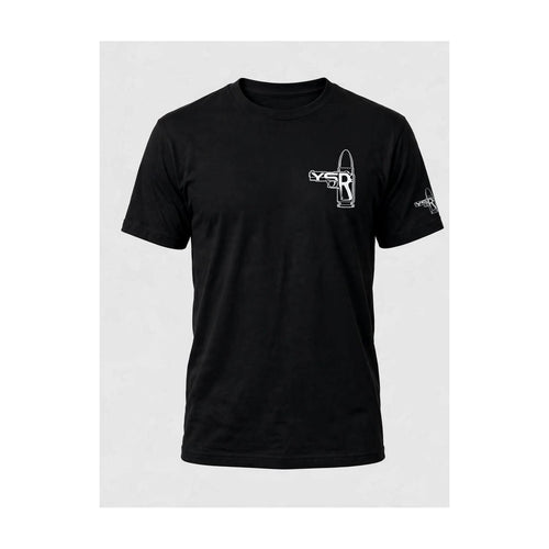 YSRLAURENT Signature Tee - Black