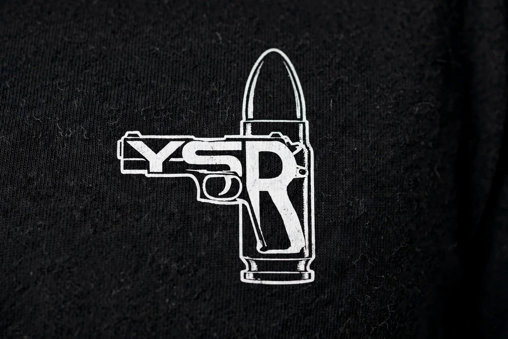 YSRLAURENT Signature Tee - Black