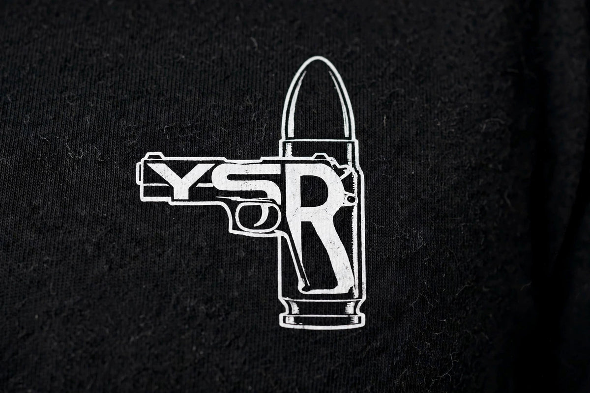 YSRLAURENT Signature Tee - Black